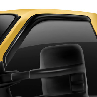 Rugged Ridge® - Tape-On Matte Black Front Window Deflectors