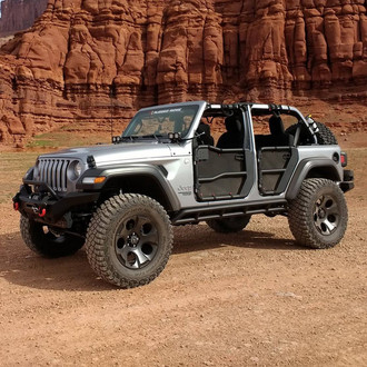 Rugged Ridge® - RRC Black Rocker Guards