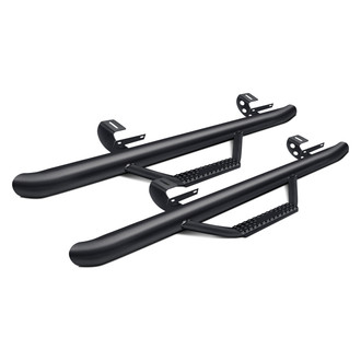 Rugged Ridge® - 3" Spartan Black Round Side Steps