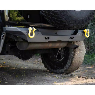 Rugged Ridge® - XOR Mid Width Black Powder Coated Rear HD Bumper