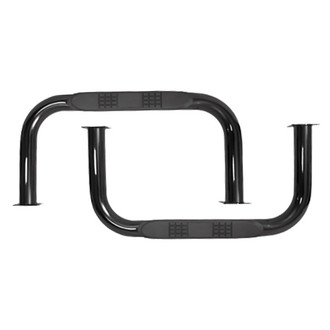 Rugged Ridge® - 3" Black Round Nerf Bars