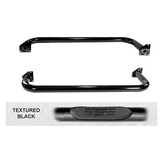 Rugged Ridge® - 3" Black Round Side Steps