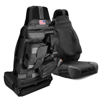 Rugged Ridge® - 1st Row Black Cargo Seat Cover