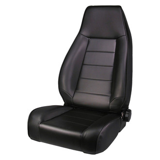 Rugged Ridge® - Replacement Front Reclining Seat, Black Denim