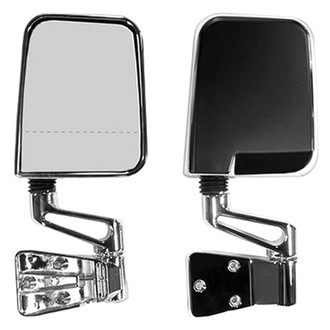 Rugged Ridge® - Driver and Passenger Side Manual View Mirrors (Non-Heated)