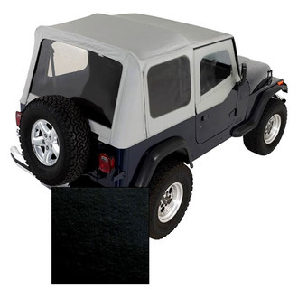 Rugged Ridge® - Factory Replacement Black Soft Top with Door Skins