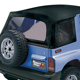 Rugged Ridge® - Factory Replacement Black Denim Soft Top