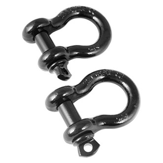 Rugged Ridge® - 9500 lbs 3/4" Black D-Rings