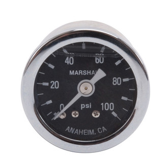 Russell® - 1-1/2" Liquid Filled Fuel Pressure Gauge, 100 PSI