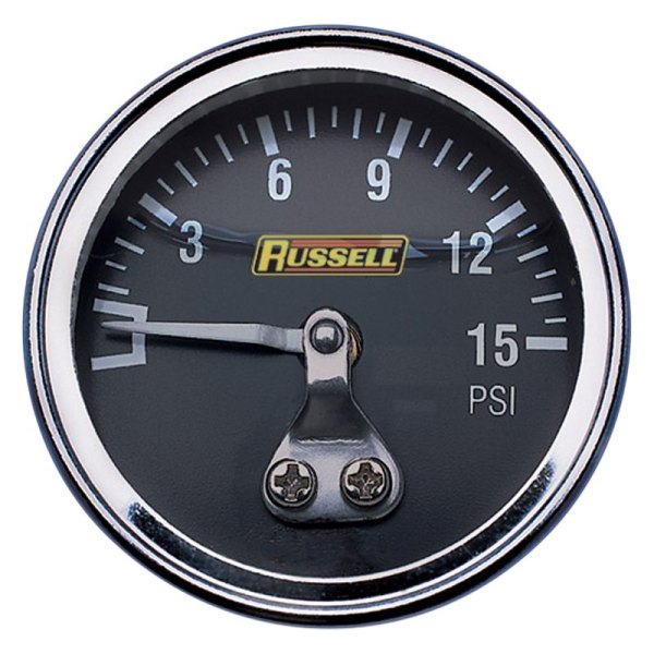 Russell® - 1-1/2" Fuel Pressure Gauge, 15 PSI