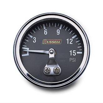 Russell® - 1-1/2" Fuel Pressure Gauge, 15 PSI