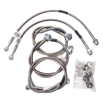 Russell® - Braided Stainless Steel Front Brake Hose Kit