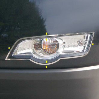 SAA® - Polished Front Fog Light Bezels