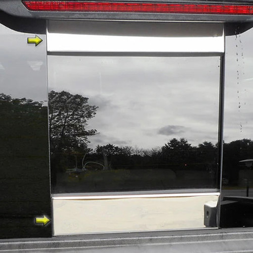 SAA® RW17240 - Polished Rear Window Trim - TRUCKiD.com