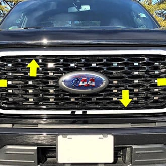 SAA® - 4-Pc Polished Main Grille Surround Accent Trim