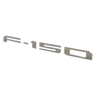 SAA® - "F-150" Polished Tailgate Lettering Kit