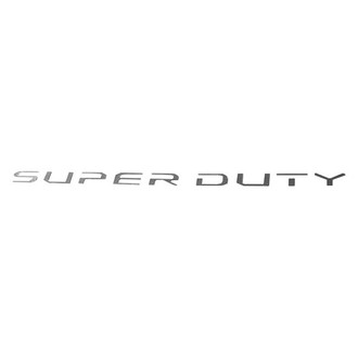 SAA® - "Super Duty" Polished Tailgate Lettering