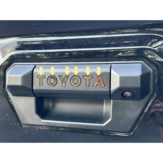 SAA® - "TOYOTA" Polished Tailgate Letter Inserts