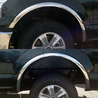 SAA® - Polished Lock Tab and Screws Fender Trim