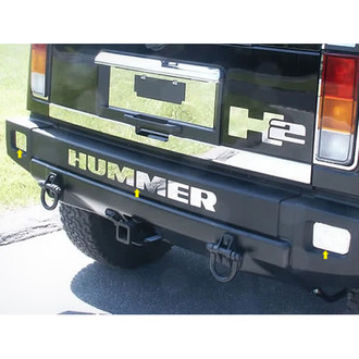 SAA® - "Hummer" Polished Rear Bumper Lettering