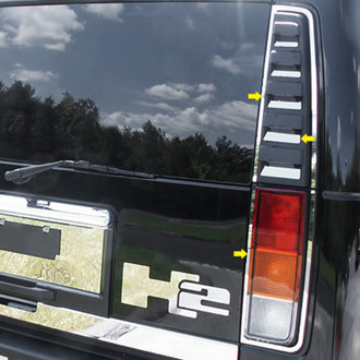 SAA® - Polished Tail Light Trim Rings and Accents