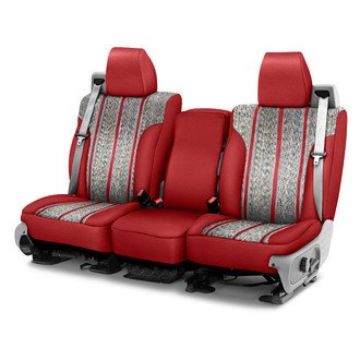 Saddleman® - Saddle Blanket 1st Row Wine Custom Seat Covers