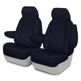 Saddleman® - Canvas 1st Row Blue Custom Seat Covers