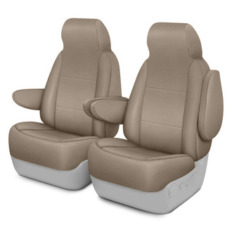 Saddleman® - MegaTek HD3 1st Row Tan Custom Seat Covers
