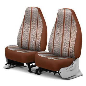 Saddleman® - Saddle Blanket 1st Row Brown Custom Seat Covers