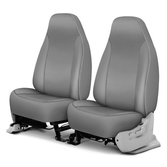 Saddleman® - Canvas 1st Row Gray Custom Seat Covers