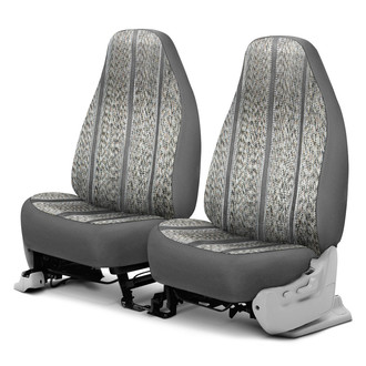 Saddleman® - Saddle Blanket 1st Row Gray Custom Seat Covers