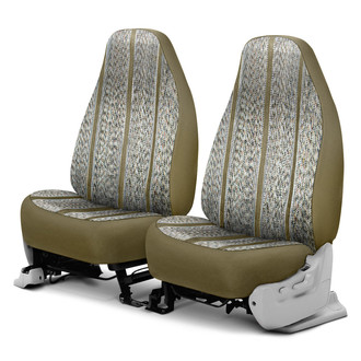 Saddleman® - Saddle Blanket 1st Row Tan Custom Seat Covers