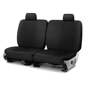 Saddleman® - Microsuede 2nd Row Black Custom Seat Covers