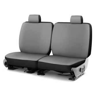 Saddleman® - Neoprene 2nd Row Gray & Black Custom Seat Covers
