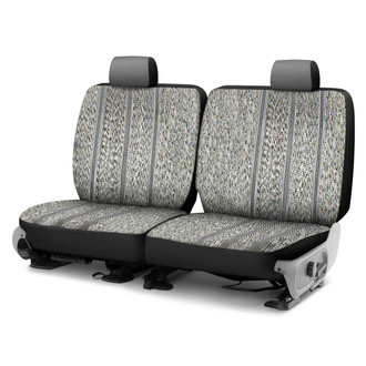 Saddleman® - Saddle Blanket 1st Row Gray Custom Seat Covers