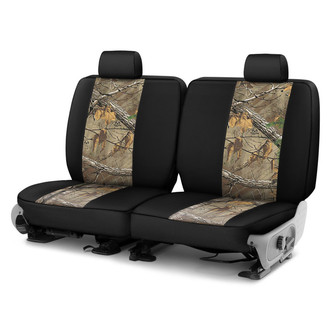 Saddleman® - Realtree™ Camo 2nd Row XTRA with Black Custom Seat Covers