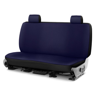 Saddleman® - Windsor Velour 3rd Row Blue Custom Seat Covers