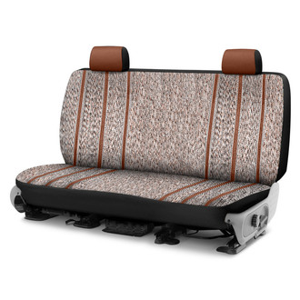 Saddleman® - Saddle Blanket 1st Row Brown Custom Seat Covers