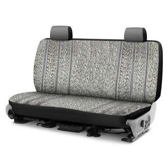Saddleman® - Saddle Blanket 1st Row Gray Custom Seat Covers