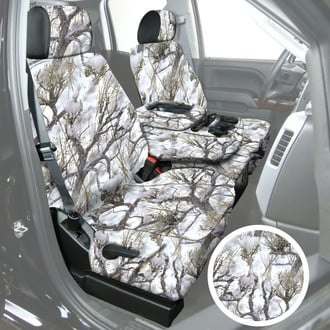 Saddleman® - TrueTimber 1st Row MC2 Snow Camo Custom Seat Covers