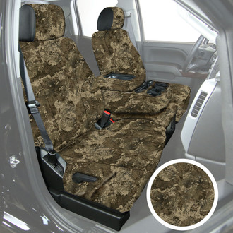 Saddleman® - TrueTimber 1st Row Strata Camo Custom Seat Covers