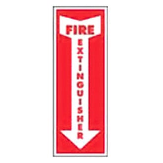 SafeTruck® - "Fire Extinguisher" 12" x 4" Decal
