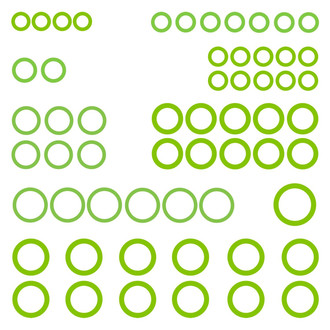 Santech® - A/C System O-Ring and Gasket Kit