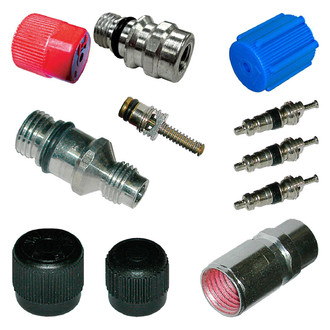Santech® - A/C System Valve Core and Cap Kit