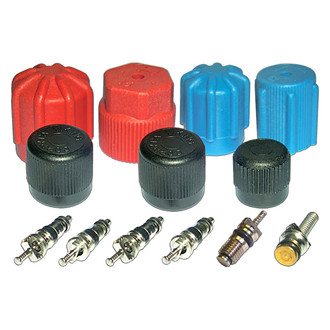Santech® - A/C System Valve Core and Cap Kit