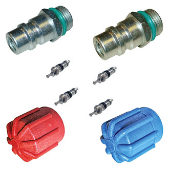 Santech® - A/C System Valve Core and Cap Kit