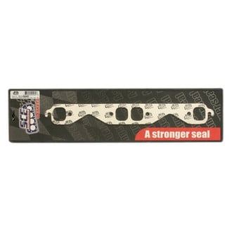 SCE Gaskets® - Accu Seal E High-temperature white Square Exhaust Header Gaskets