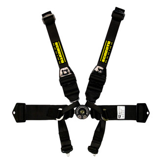 Schroth® - SFI 16.5™ Formula III™ 3" Standard Pull-up 6-Point Black Harness Set