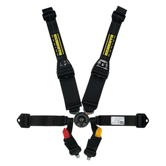 Schroth® - SFI 16.5™ Hybrid II™ 2"/3" Double 6-Point Black Harness Set without Adjuster