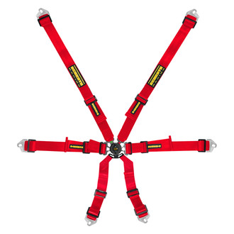 Schroth® - 6-Point Profi™ Flexi Harness Belts, Red